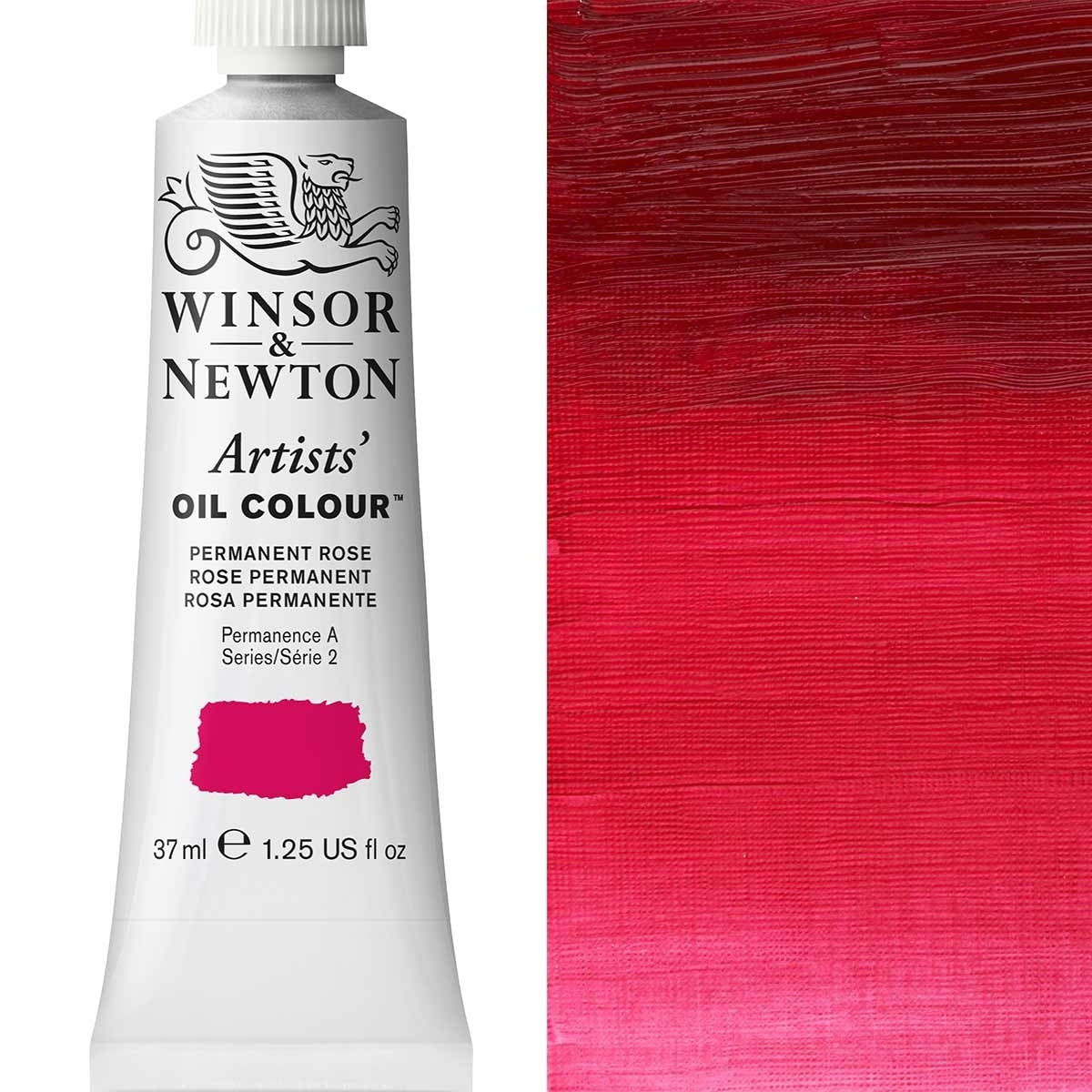 Winsor and Newton - Artists' Oil Colour - 37ml - Permanent Rose