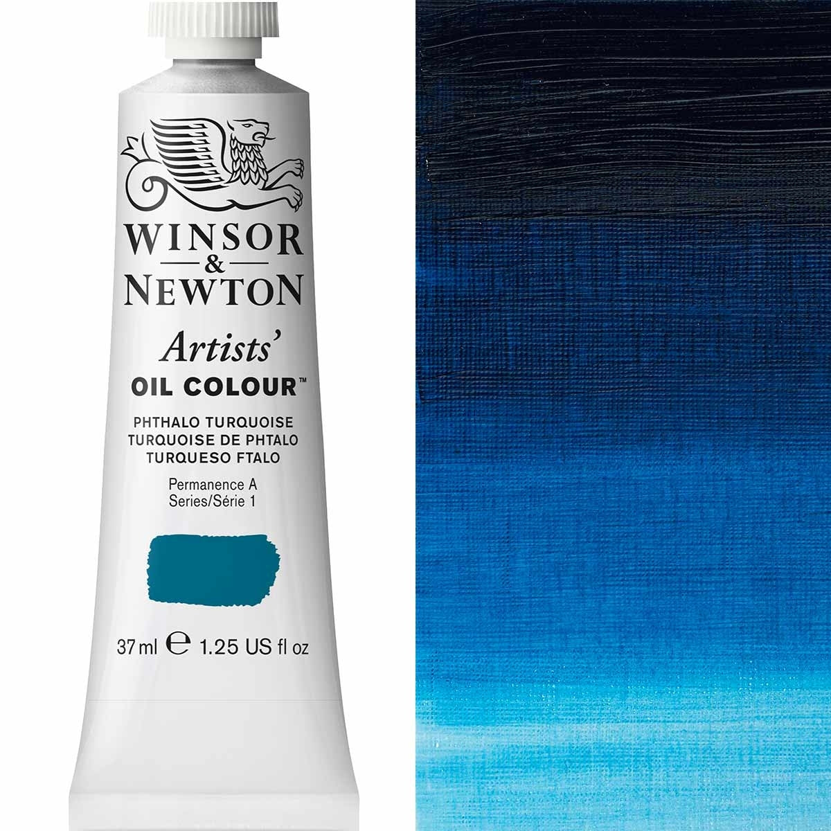 Winsor and Newton - Artists' Oil Colour - 37ml - Phthalo Turquoise