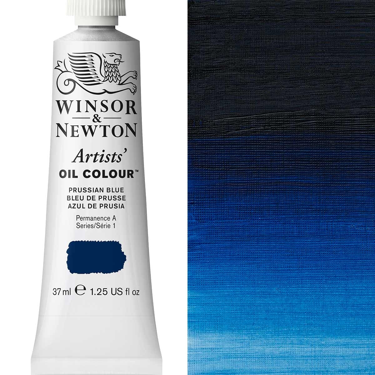 Winsor and Newton - Artists' Oil Colour - 37ml - Prussian Blue