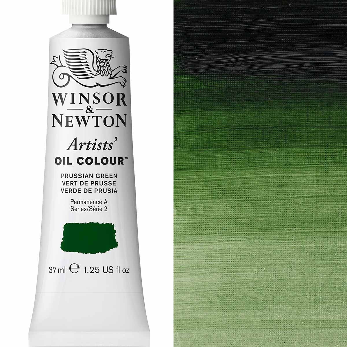 Winsor and Newton - Artists' Oil Colour - 37ml - Prussian Green