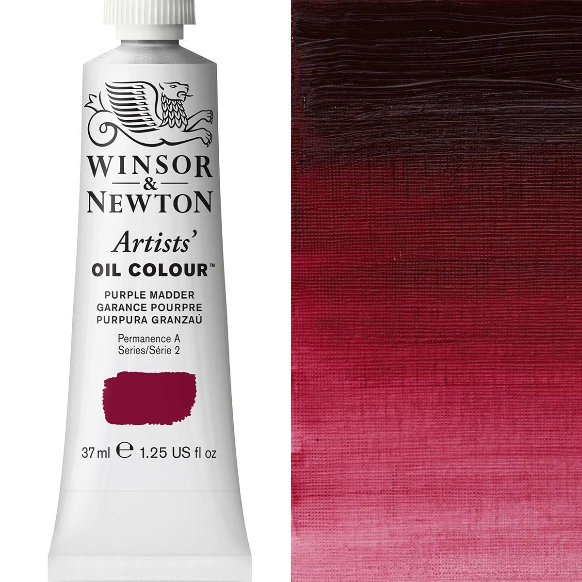 Winsor and Newton - Artists' Oil Colour - 37ml - Purple Madder