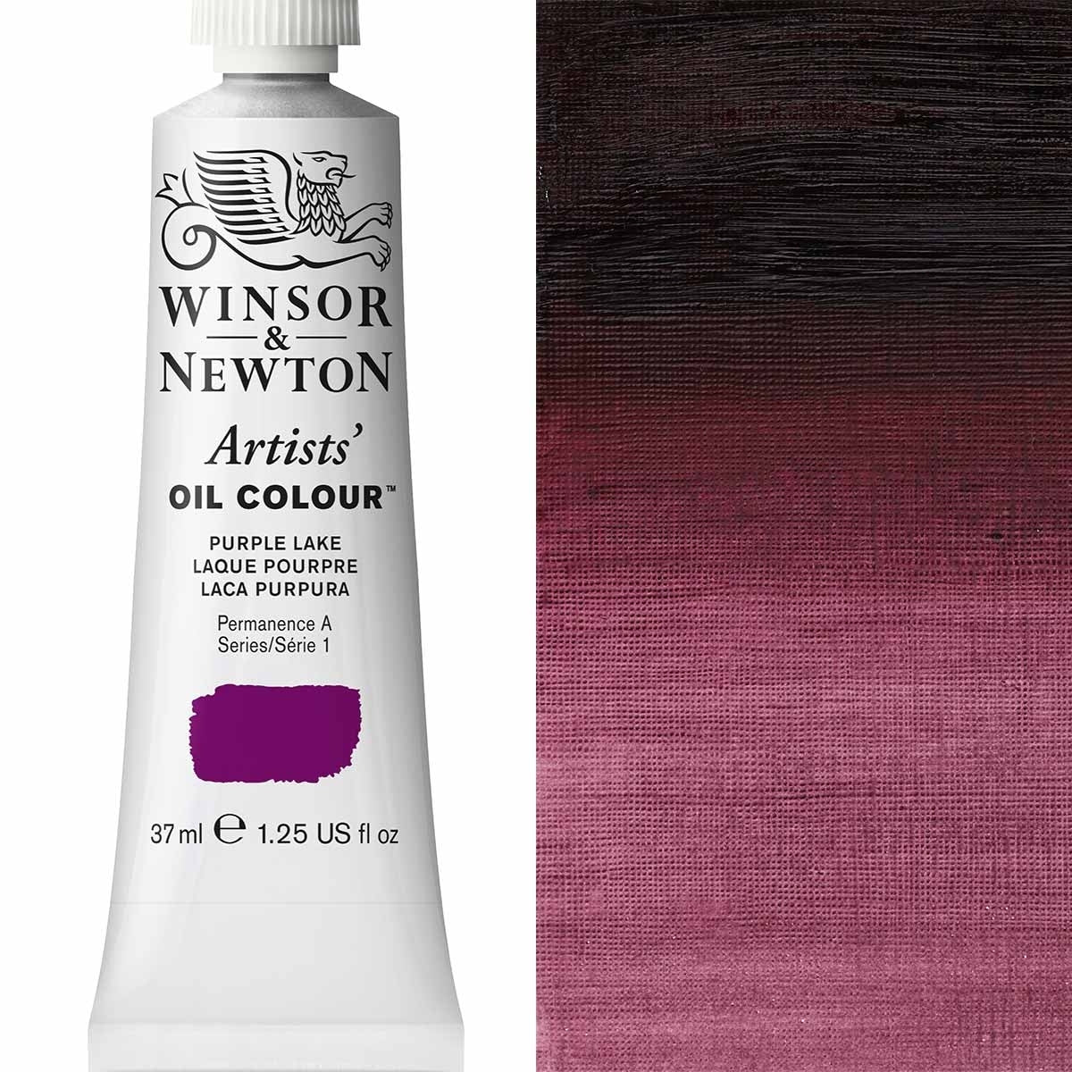 Winsor und Newton - Ölfarbe der Künstler - 37 ml - Purple Lake