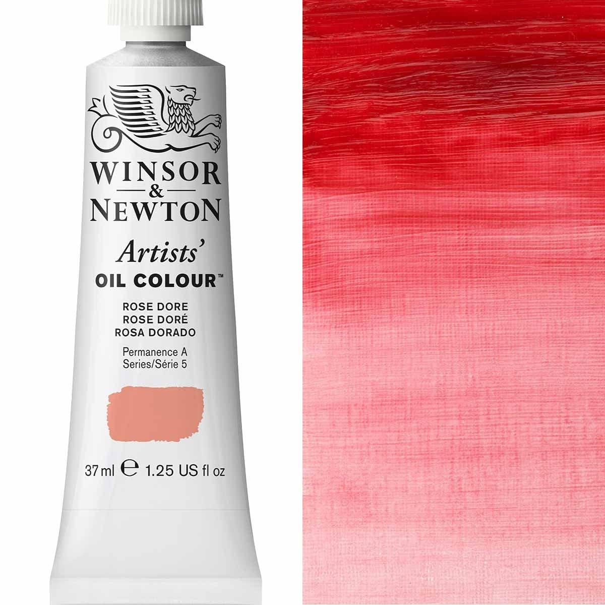 Winsor and Newton - Artists' Oil Colour - 37ml - Rose Dore