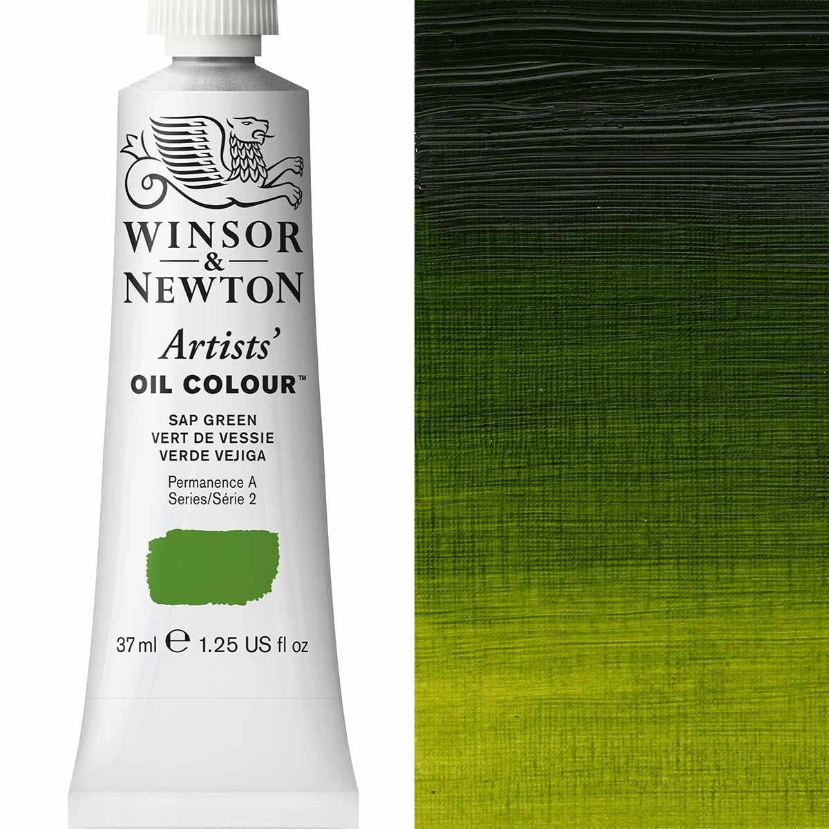 Winsor et Newton - Couleur d'huile des artistes - 37 ml - Green SAP