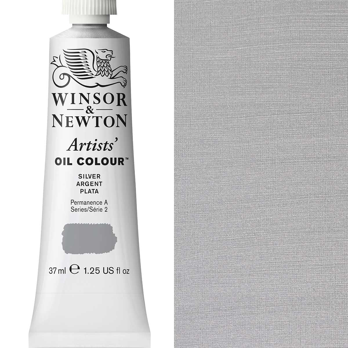 Winsor and Newton - Artists' Oil Colour - 37ml - Silver