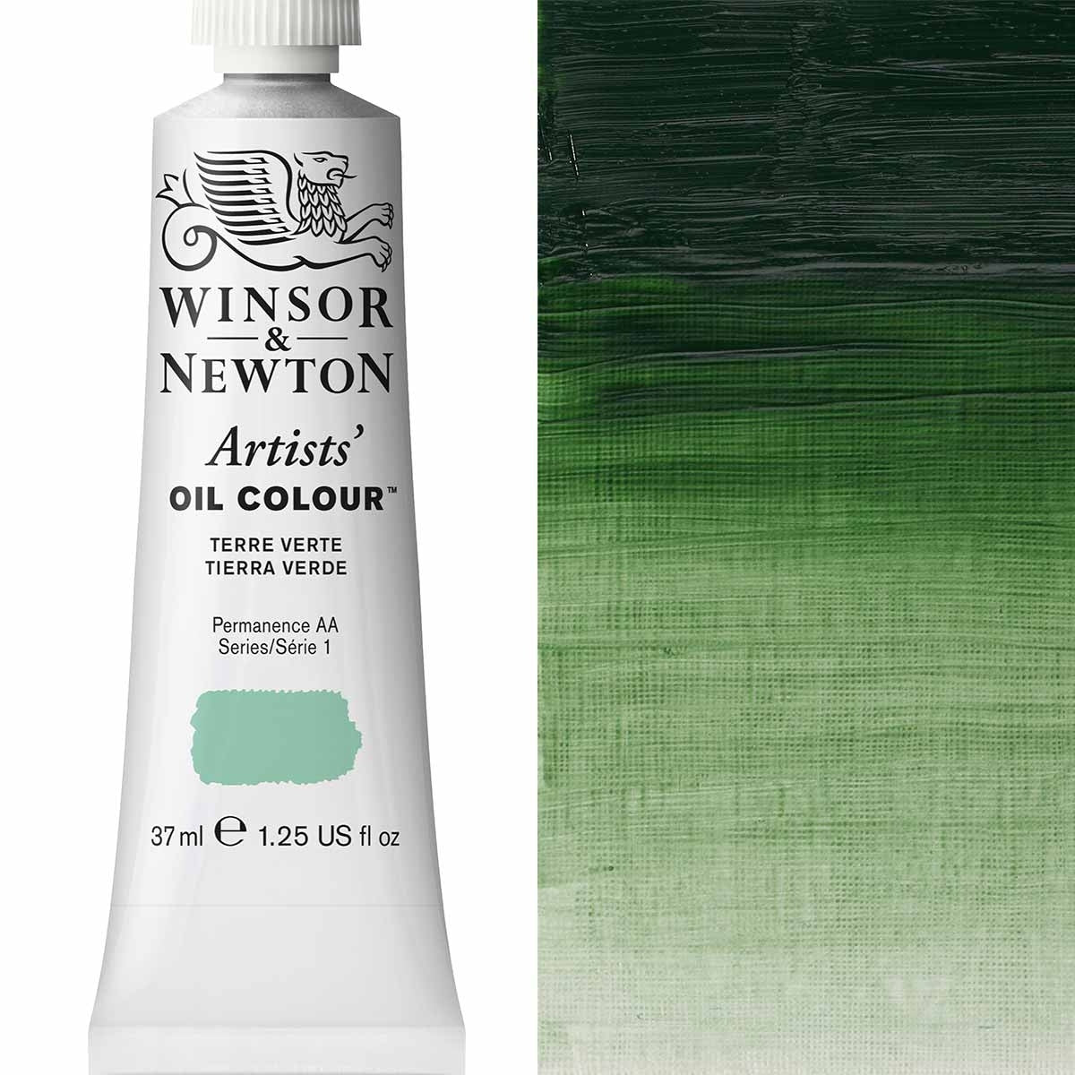 Winsor und Newton - Ölfarbe der Künstler - 37 ml - Terre Verte