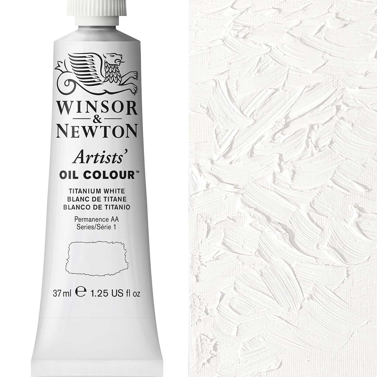 Winsor et Newton - Couleur d'huile des artistes - 37 ml - Titanium White