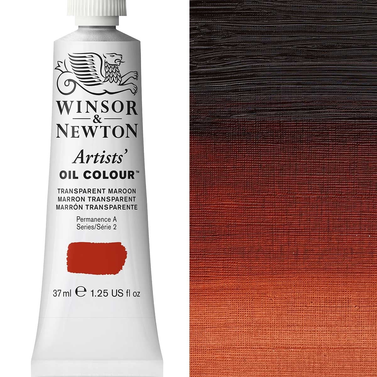 Winsor and Newton - Artists' Oil Colour - 37ml - Transparent Maroon