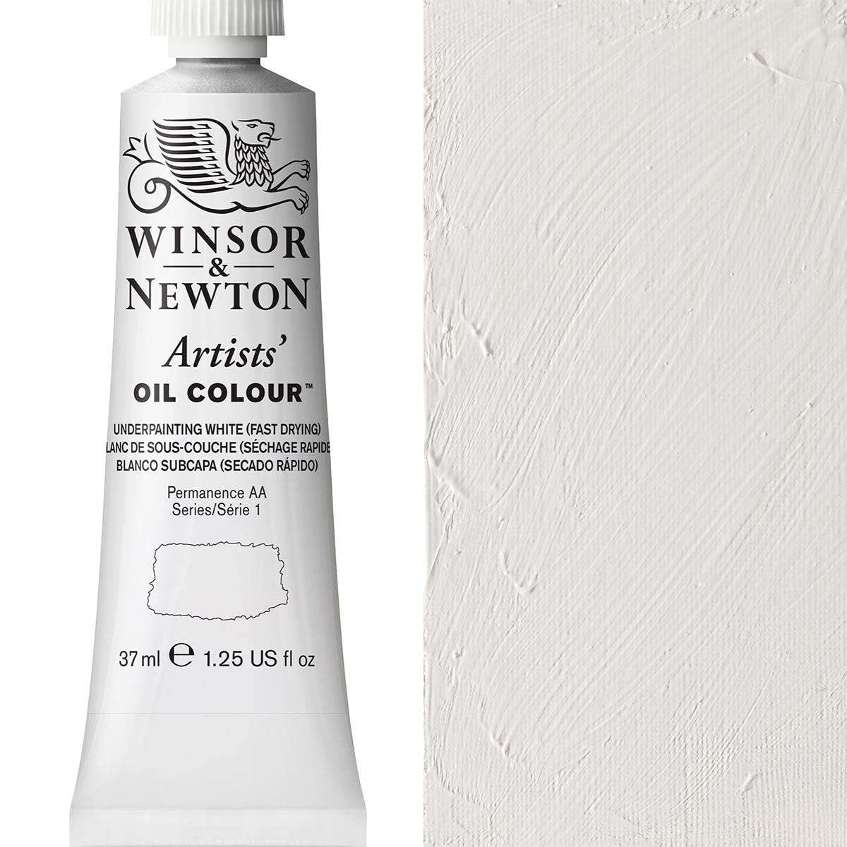 Winsor et Newton - Couleur d'huile des artistes - 37 ml - Sous-peinture blanc