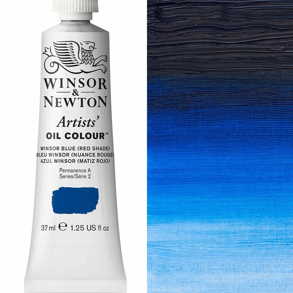 Winsor et Newton - Couleur d'huile des artistes - 37 ml - Winsor Blue Red Shade
