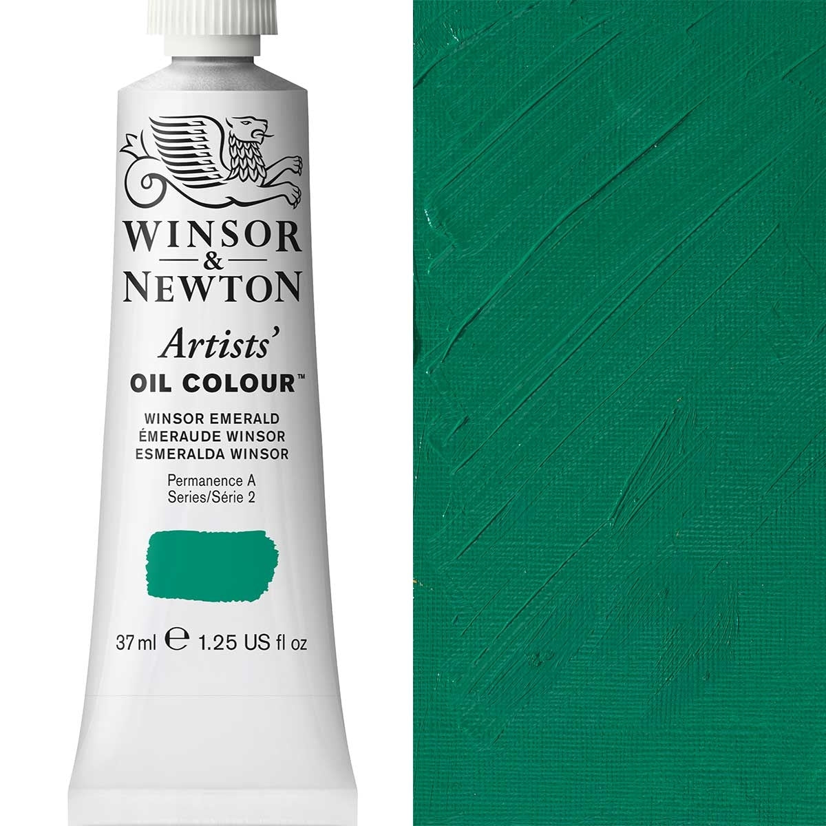 Winsor and Newton - Artists' Oil Colour - 37ml - Winsor Emerald