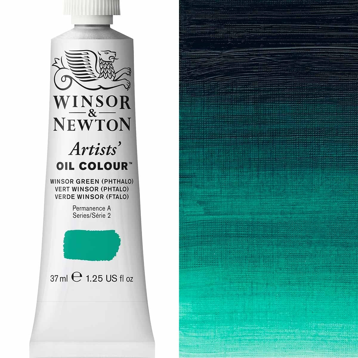 Winsor e Newton - Colore olio degli artisti - 37 ml - Winsor Green