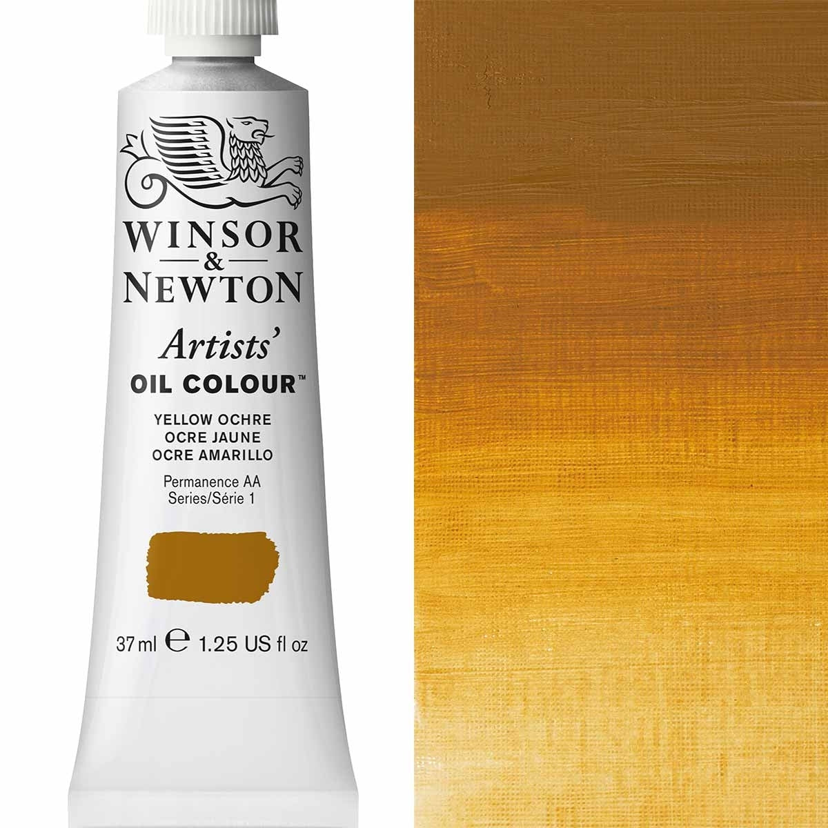 Winsor and Newton - Colore olio degli artisti - 37 ml - giallo ocra