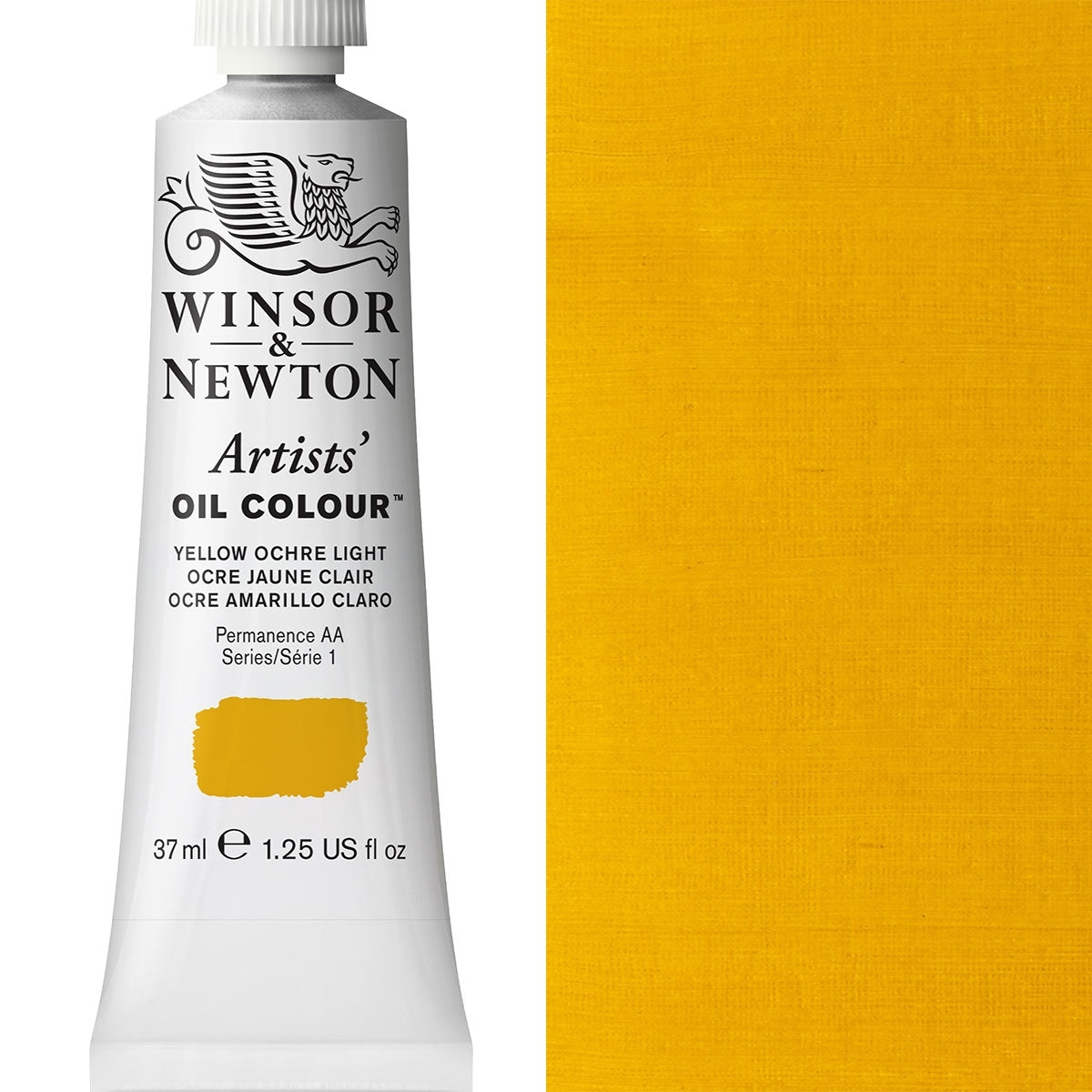 Winsor und Newton - Ölfarbe der Künstler - 37 ml - gelbes Ockerlicht