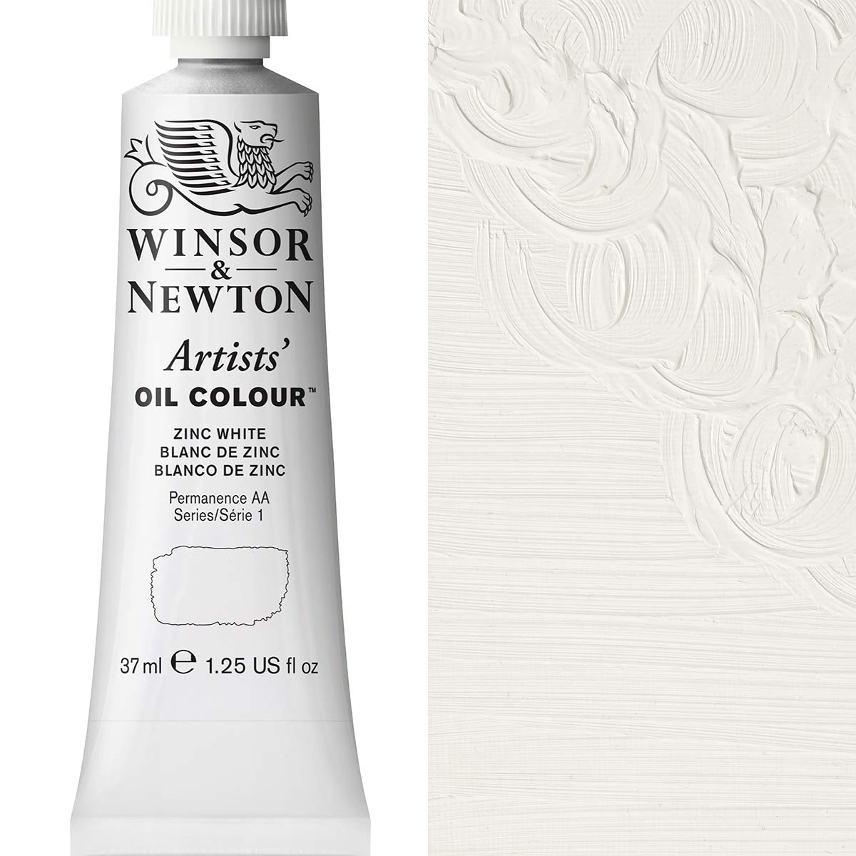 Winsor and Newton - Colore olio degli artisti - 37ml - Zinco bianco