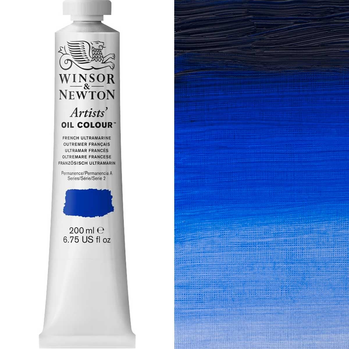 Winsor and Newton - Artists' Oil Colour - 200ml - French Ultramarine