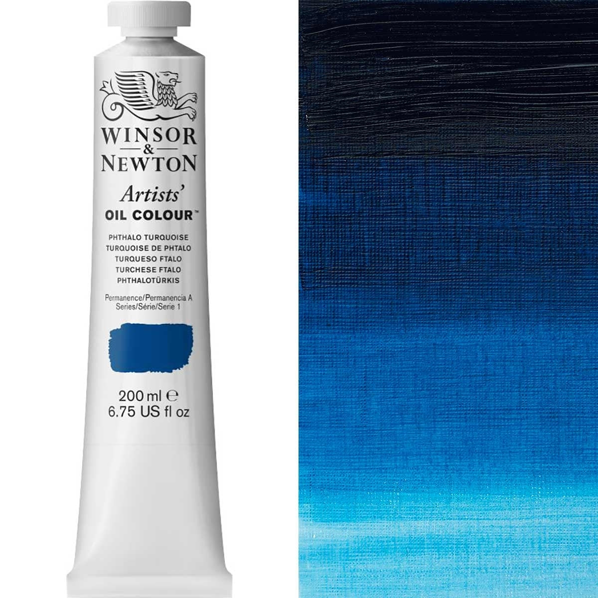 Winsor and Newton - Artists' Oil Colour - 200ml - Phthalo Turquoise