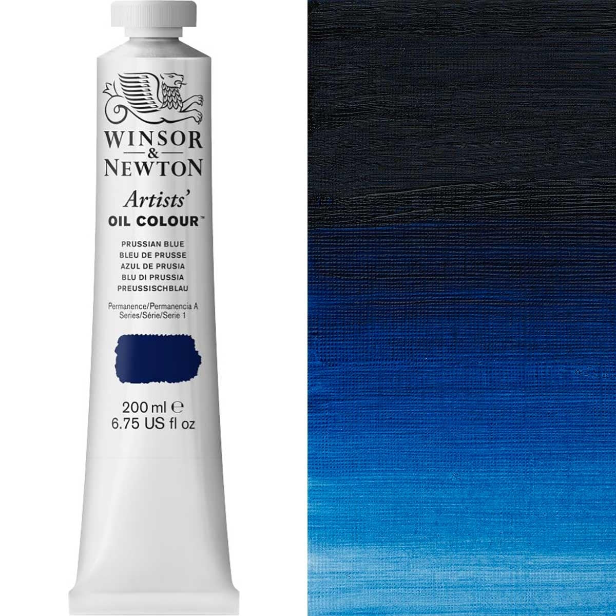 Winsor and Newton - Artists' Oil Colour - 200ml - Prussian Blue