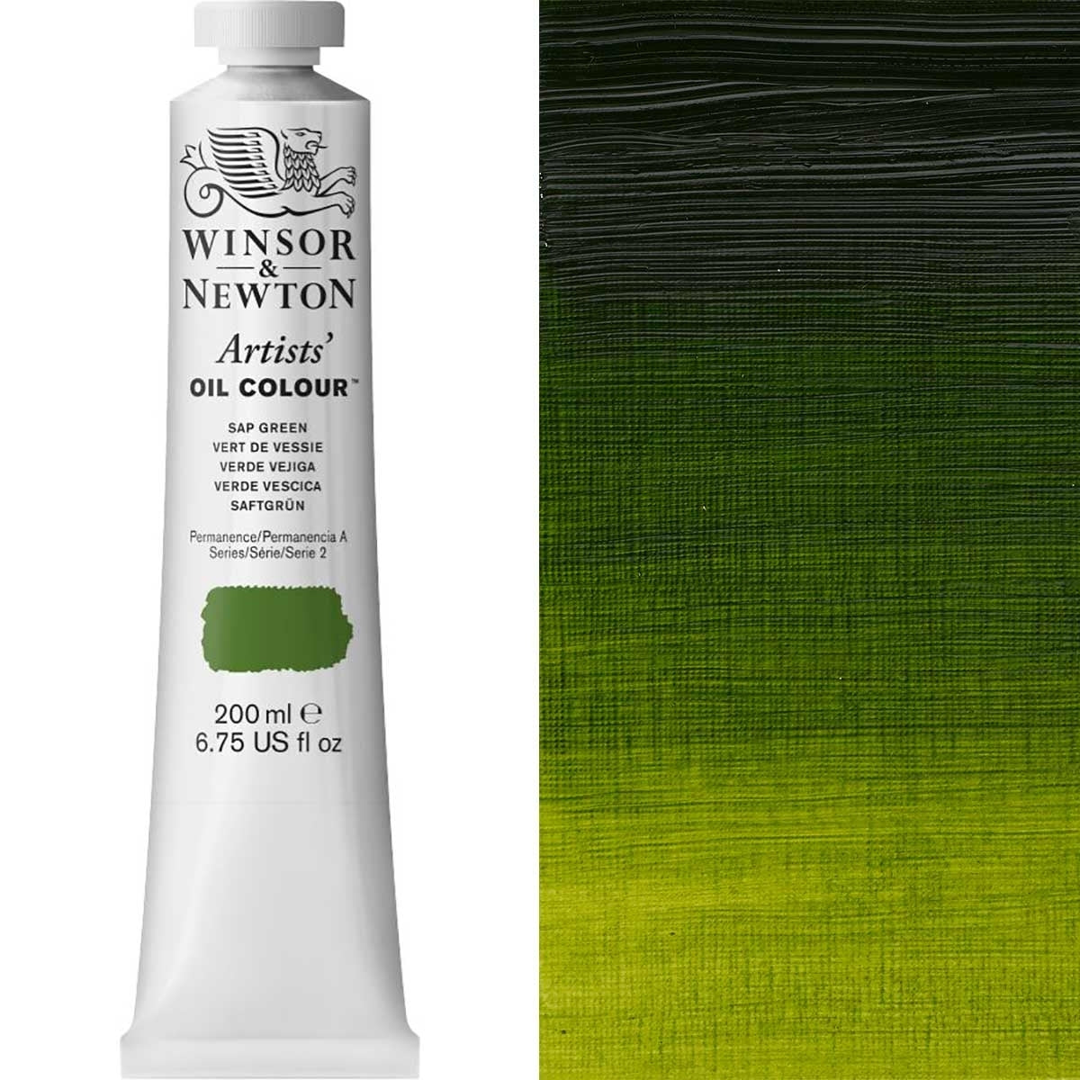 Winsor and Newton - Artists' Oil Colour - 200ml - Sap Green