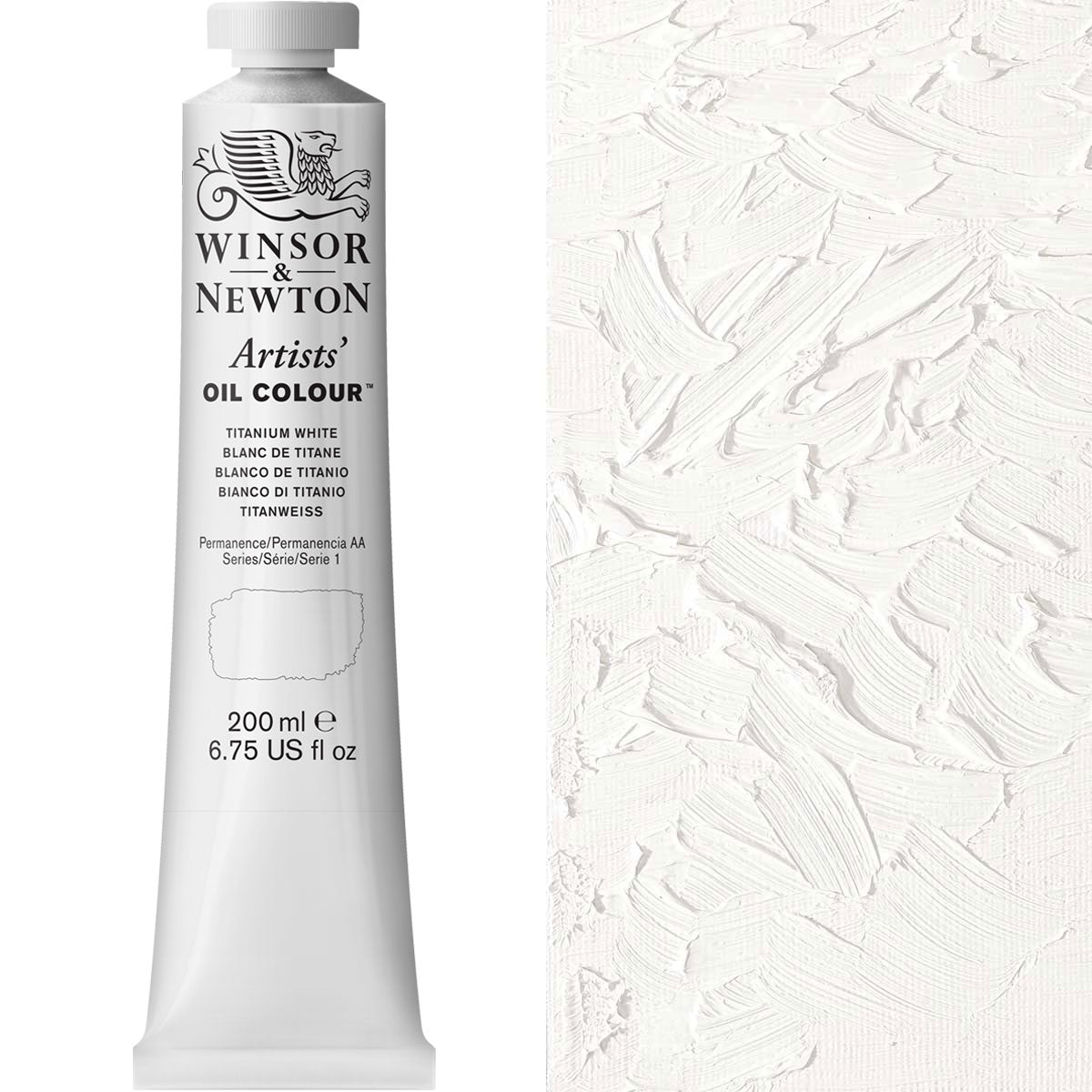 Winsor et Newton - Couleur d'huile des artistes - 200 ml - Titanium White