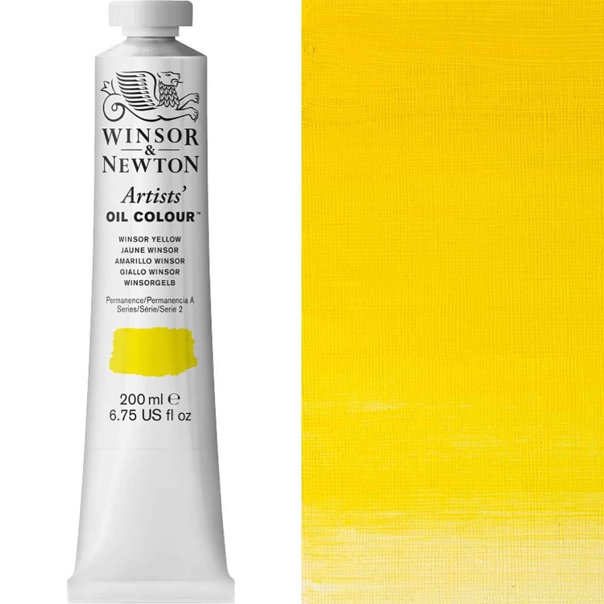 Winsor und Newton - Ölfarbe der Künstler - 200 ml - Winsor gelb