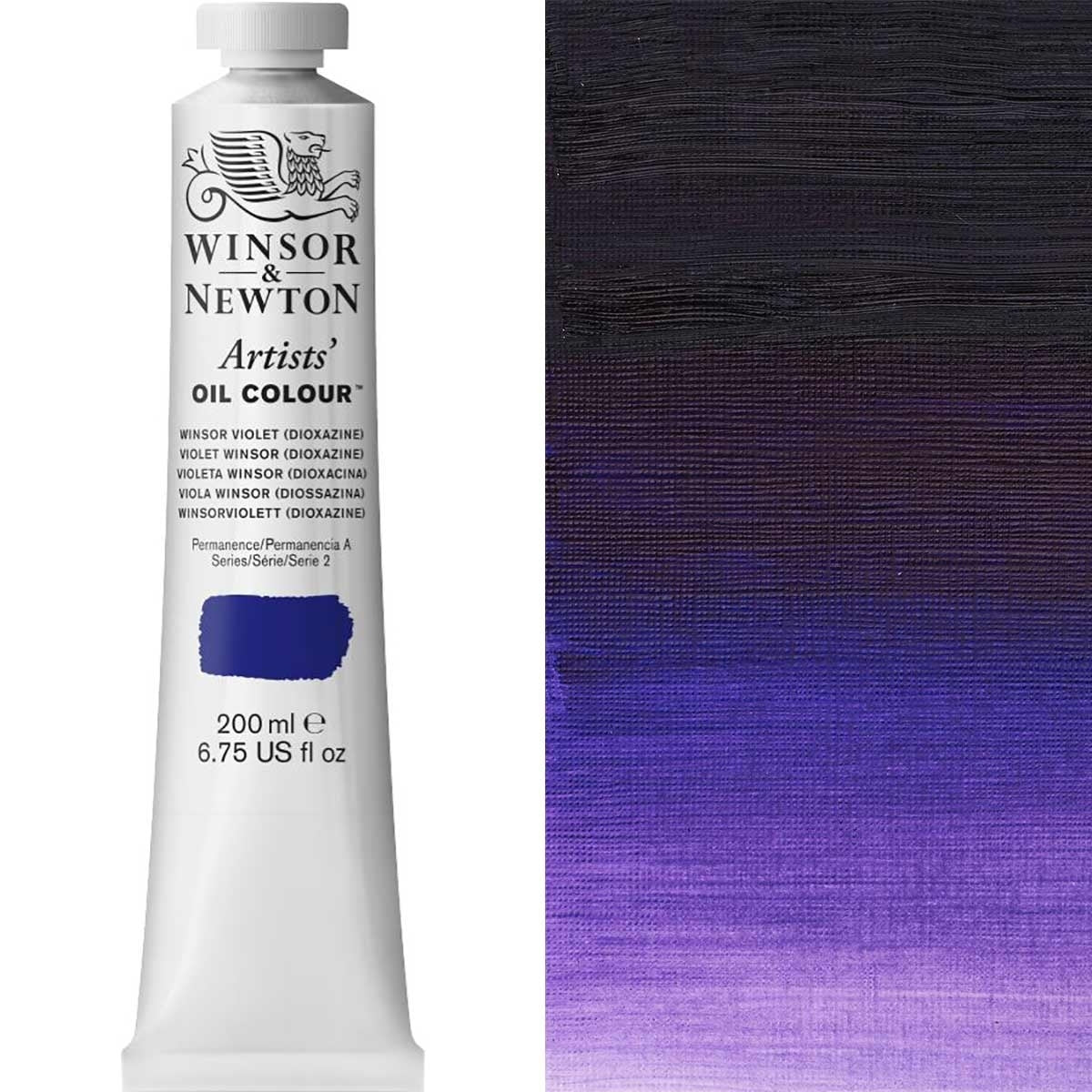 Winsor et Newton - Couleur d'huile des artistes - 200 ml - Dioxazine violet Winsor