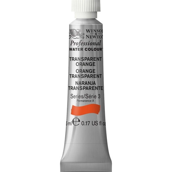 Winsor and Newton - Professional Artists' Watercolour - 5ml - Limited Edition - Transparent Orange