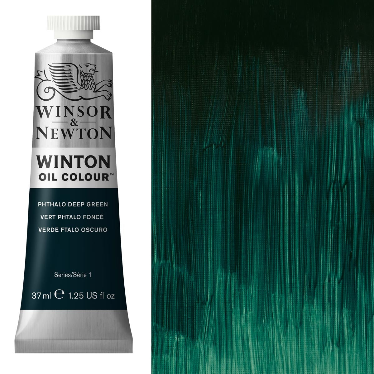 Winsor und Newton - Wintonölfarbe - 37 ml - Phthalo Deep Green