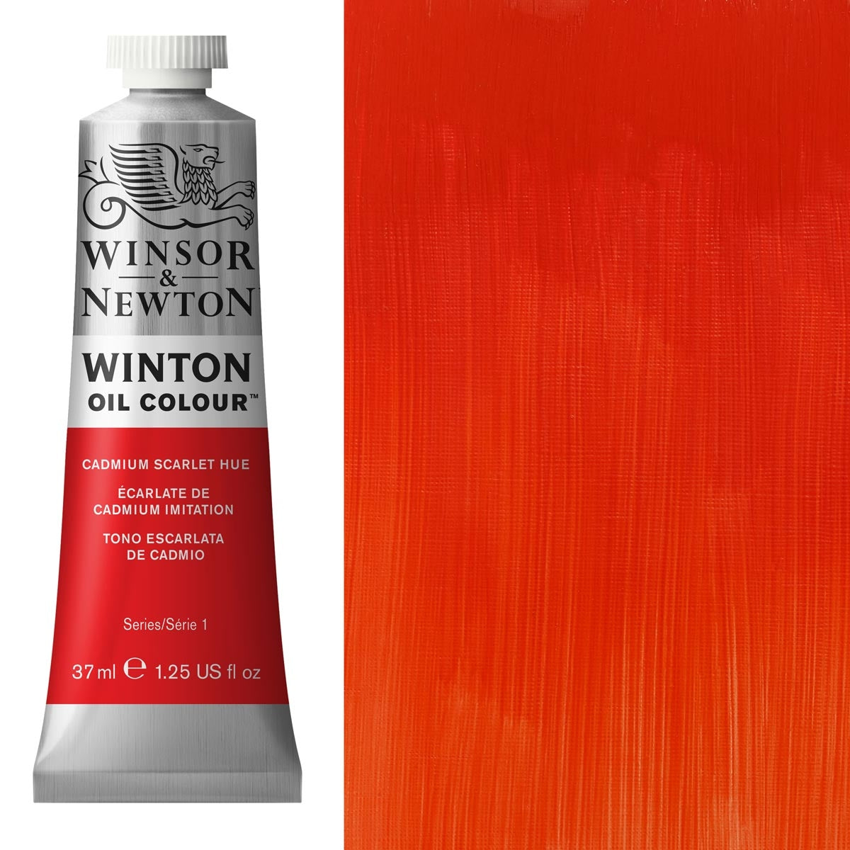 Winsor and Newton - Winton Oil Colour - 37ml - Cad Scarlet Hue