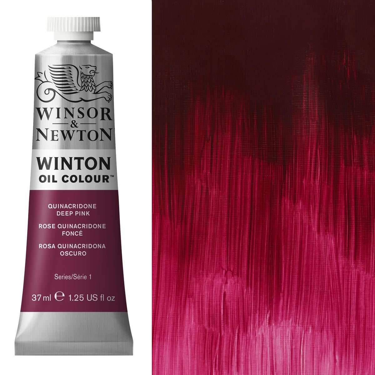 Winsor and Newton - Winton Oil Colour - 37ml - Quinacridone Deep Pink