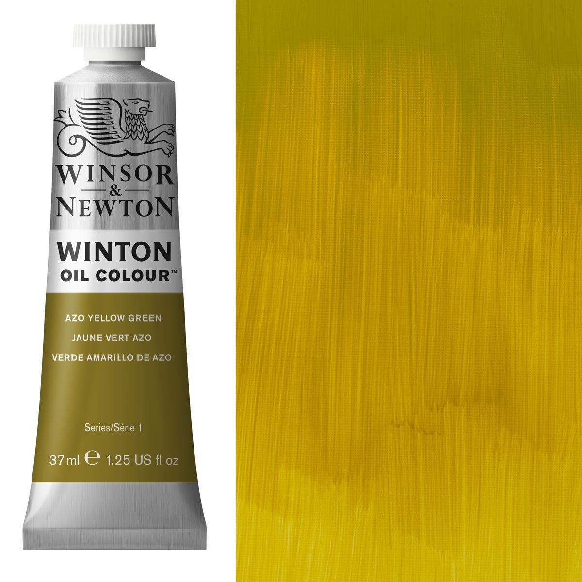 Winsor and Newton - Peinture à l’huile Winton - 37ml - Jaune Azoïque Vert