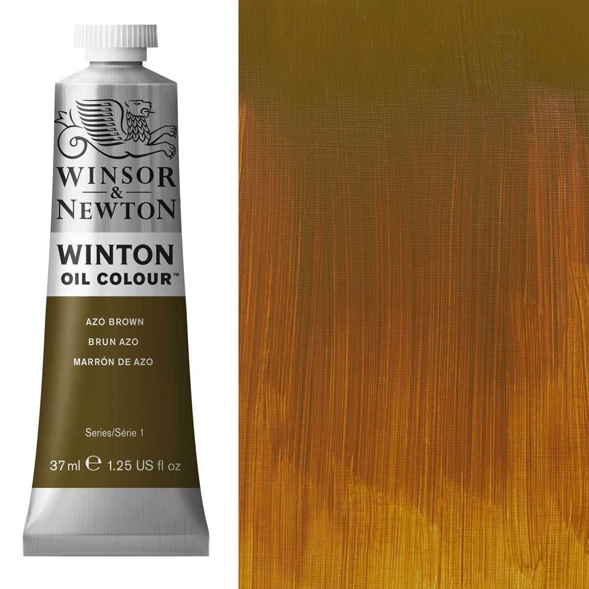 Winsor and Newton - Winton Oil Colour - 37ml - Azo Brown