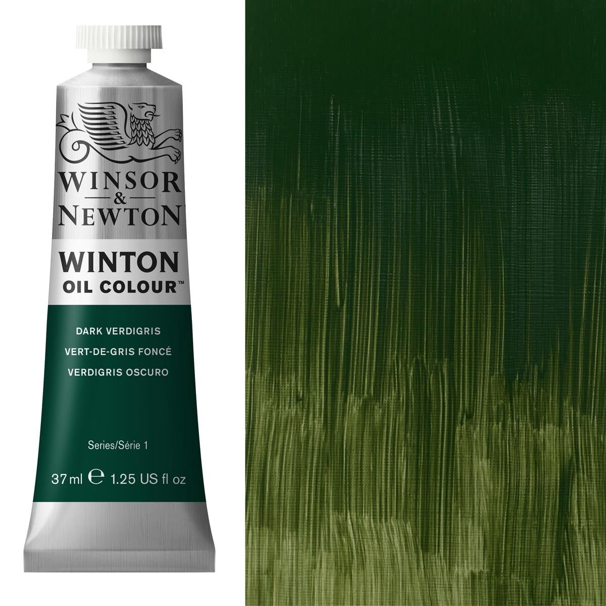 Winsor and Newton-Couleur à l'huile Winton-37ml-Vert foncé