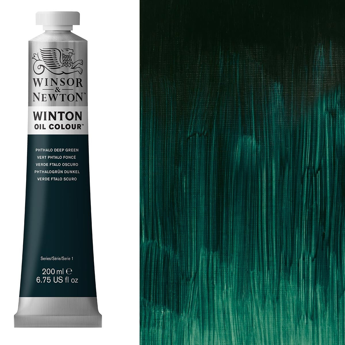 Winsor en Newton - Winton Oil Color - 200 ml - Phthalo Deep Green