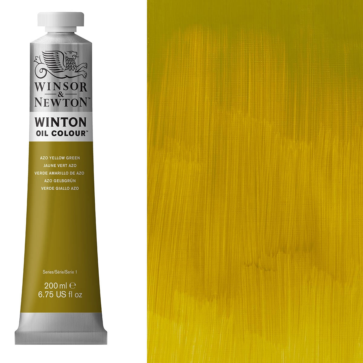 Winsor und Newton - Winton Ölfarbe - 200 ml - Azo gelb Grün