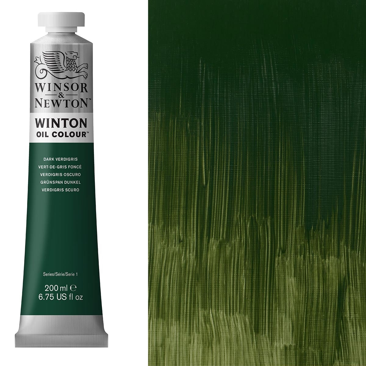 Winsor and Newton - Winton Oil Colour - 200ml - Dark Verdigris