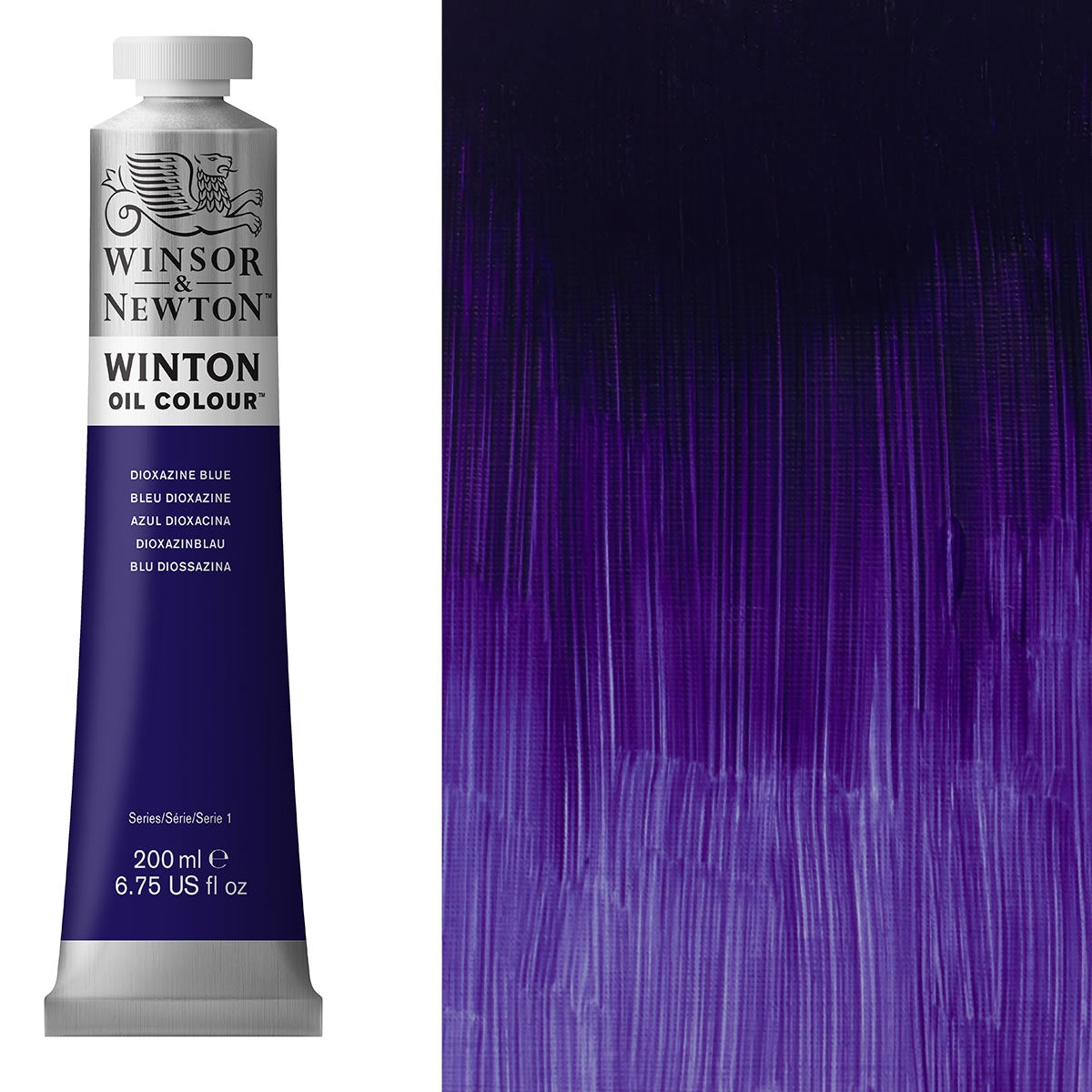 Winsor et Newton - Couleur d'huile Winton - 200 ml - Bleu de dioxazine