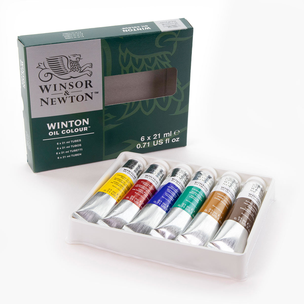 Winsor und Newton - Winton Ölfarbe - 6 x 21 ml Basis -Set