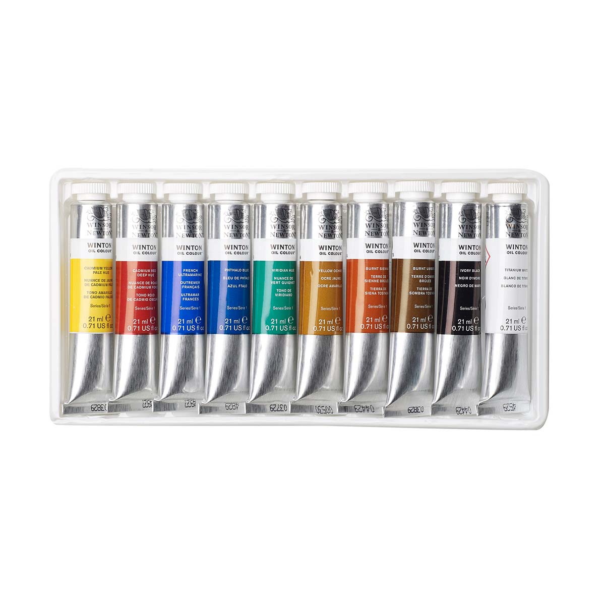 Winsor e Newton - Winton Oil Color - 10 x 21 ml Set di base