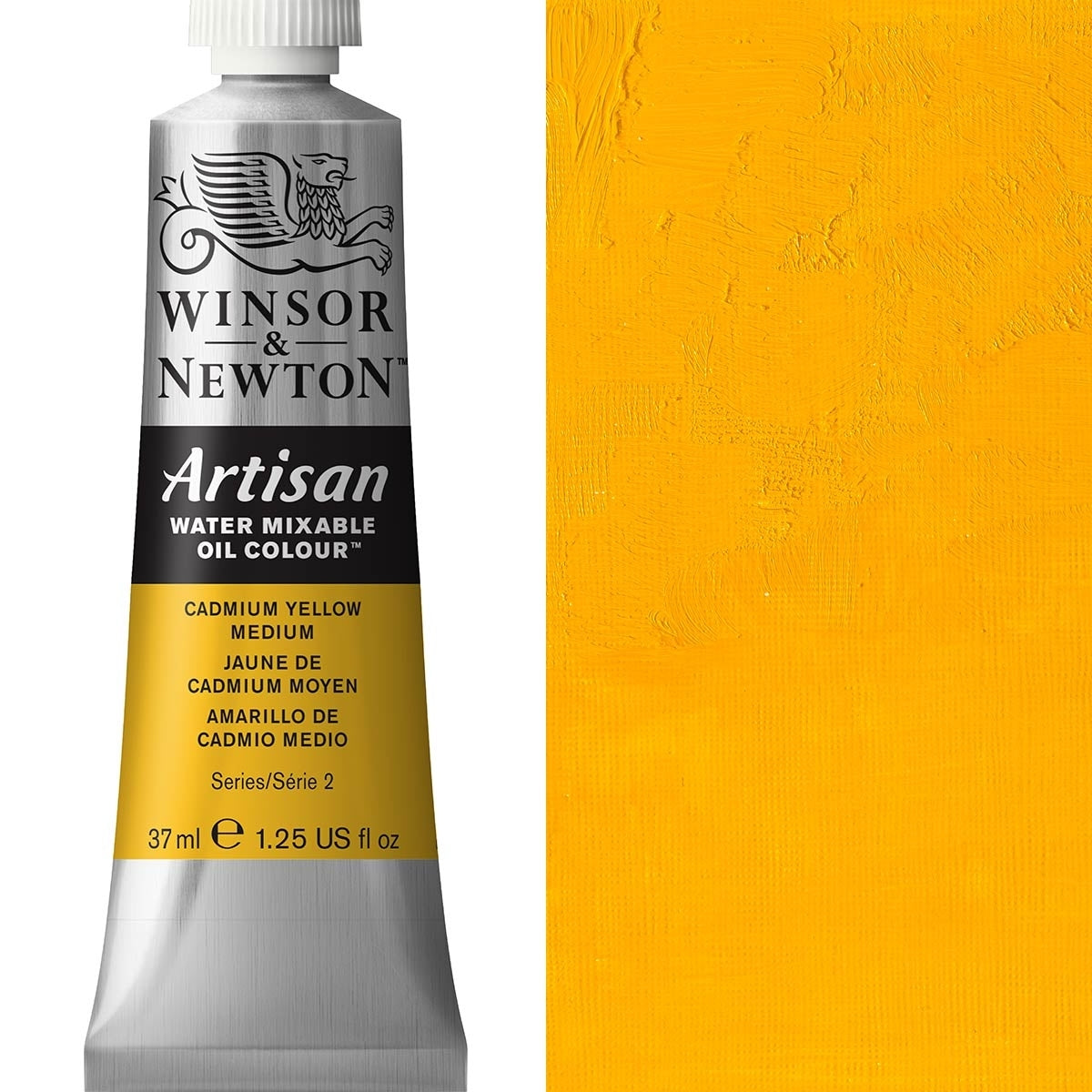 Winsor and Newton - Artisan Oil Colour Watermixable - 37ml - Cadmium Yellow Medium