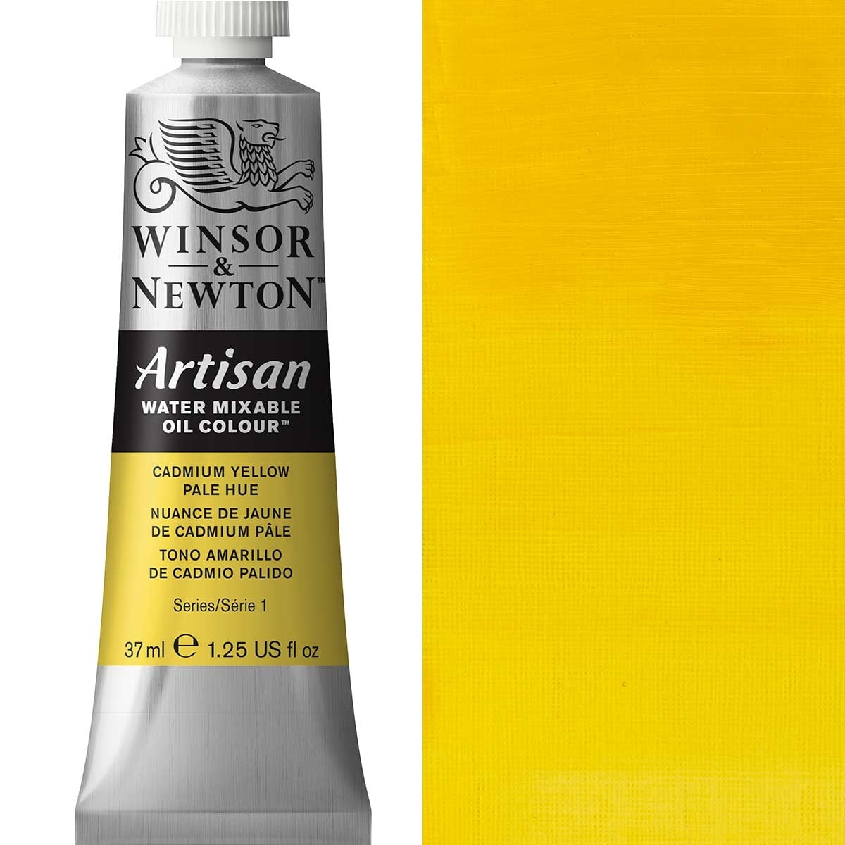 Winsor e Newton - Watermixable di colore olio artigianale - 37 ml - Pale giallo cadmio
