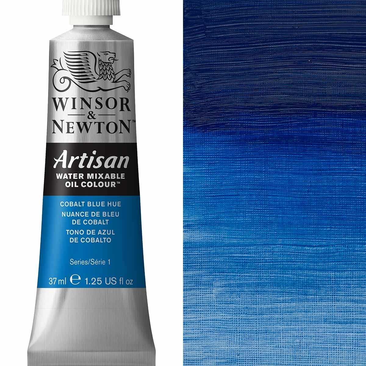 Winsor und Newton - Handwerksölfarbe Wassermischbar - 37 ml - Kobaltblauer Farbton