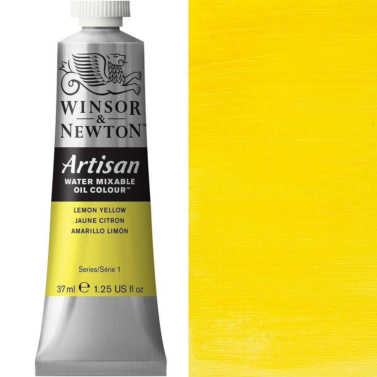 Winsor et Newton - Couleur d'huile artisanale Watermixable - 37 ml - Jaune de citron