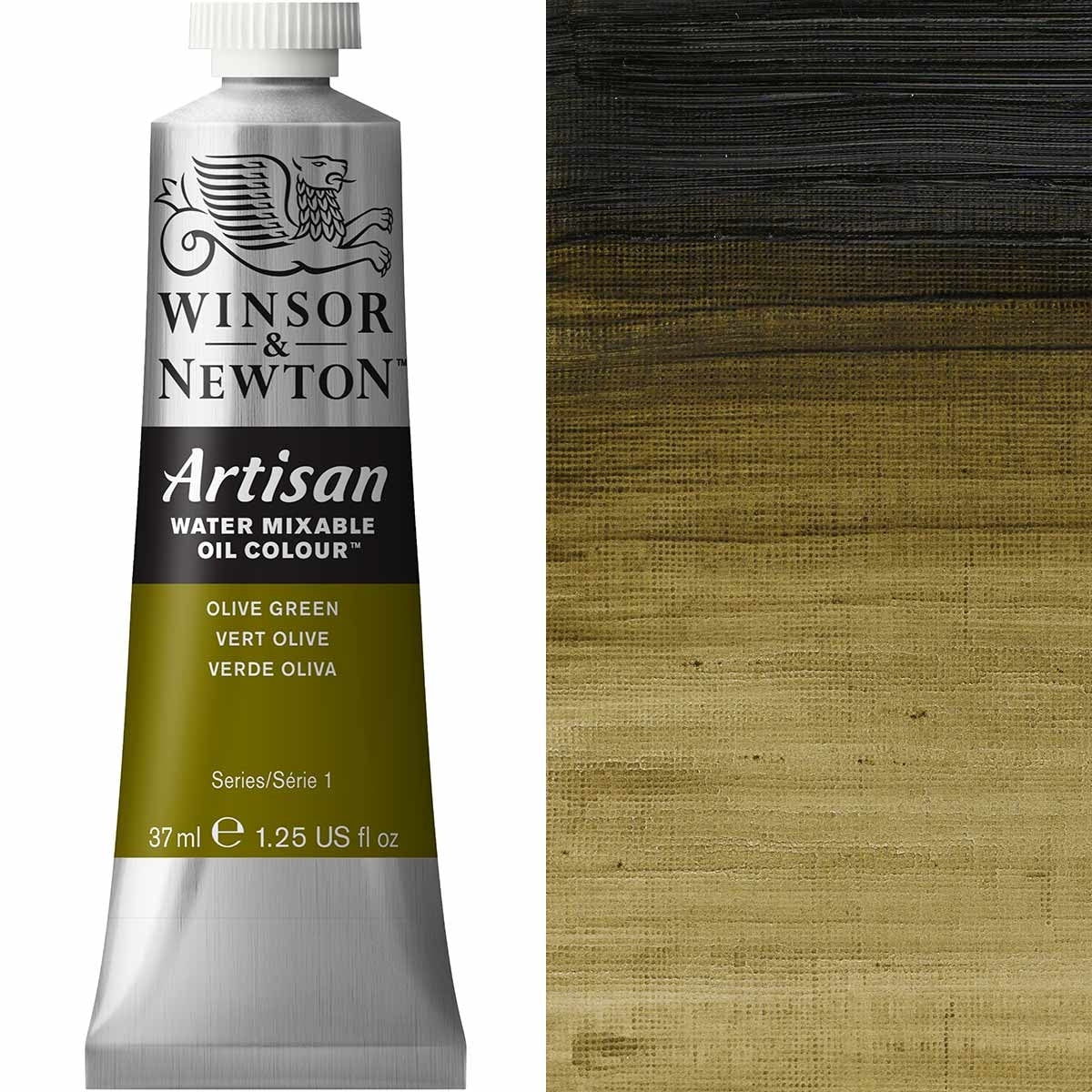 Winsor e Newton - Watermixable di colore olio artigianale - 37 ml - verde oliva
