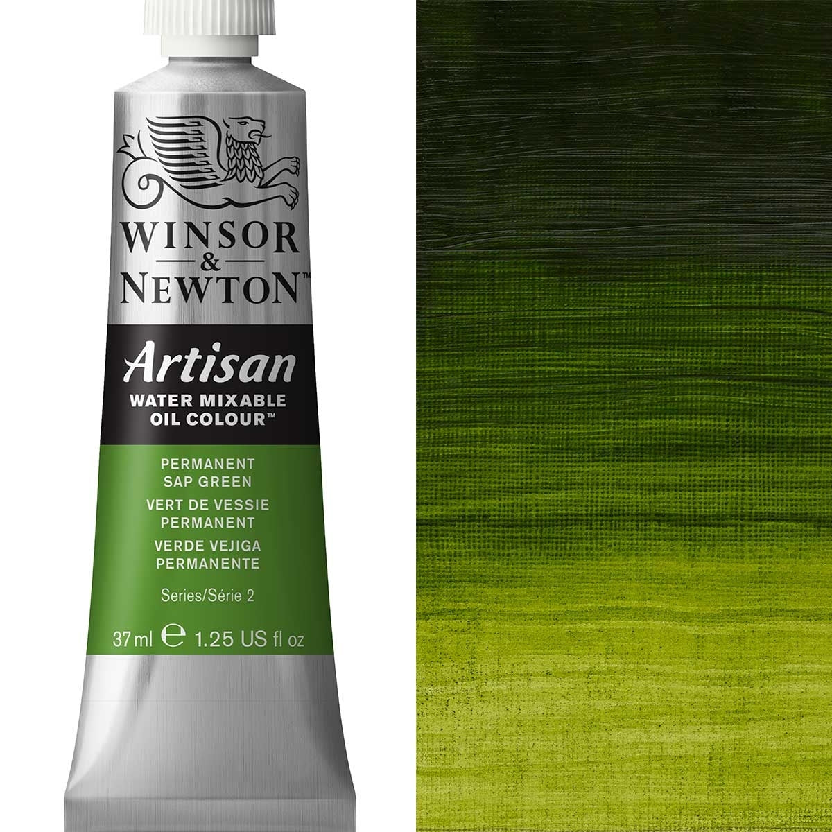 Winsor e Newton - Watermixable di colore olio artigianale - 37 ml - Sap Green permanente