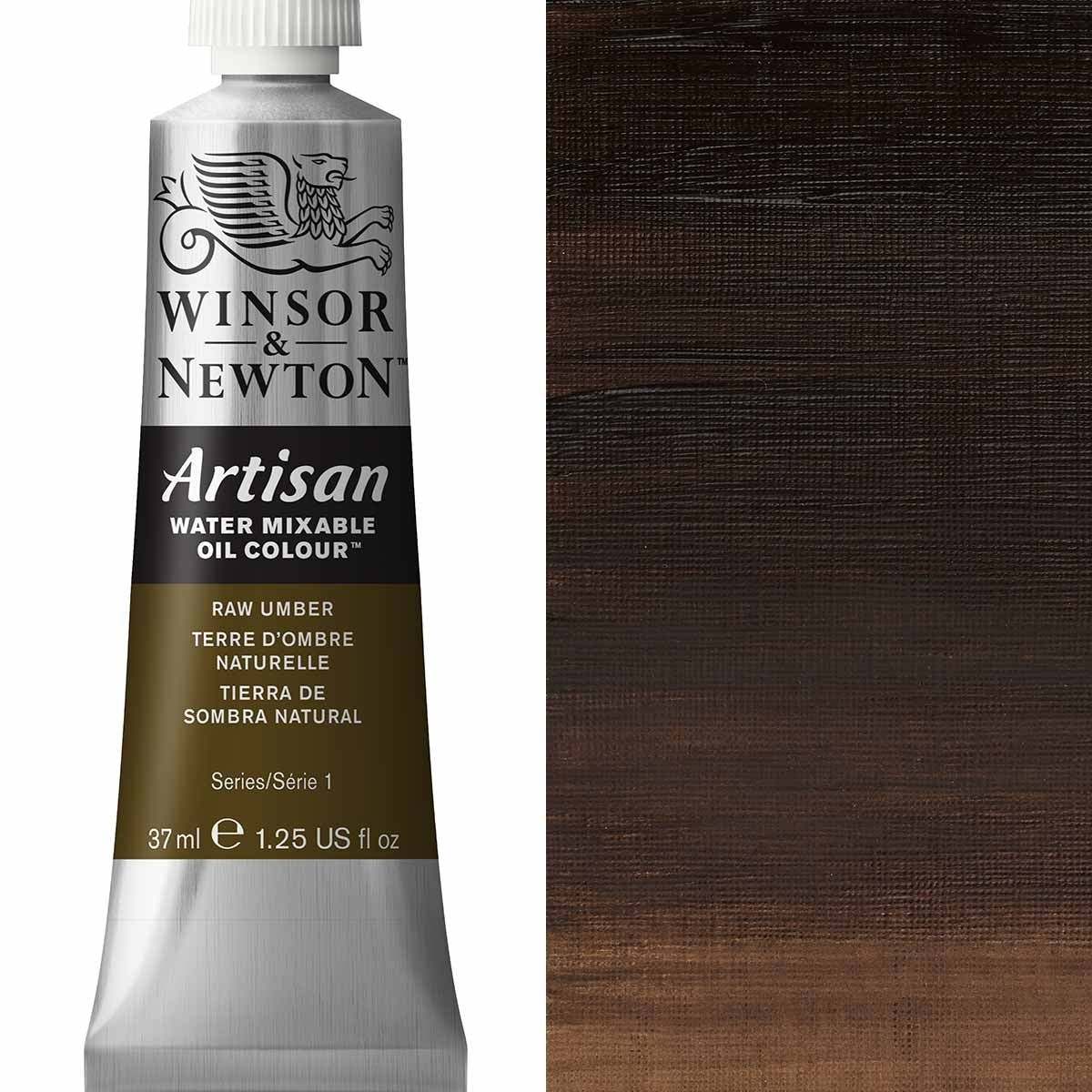 Winsor and Newton - Artisan Oil Colour Watermixable - 37ml - Raw Umber