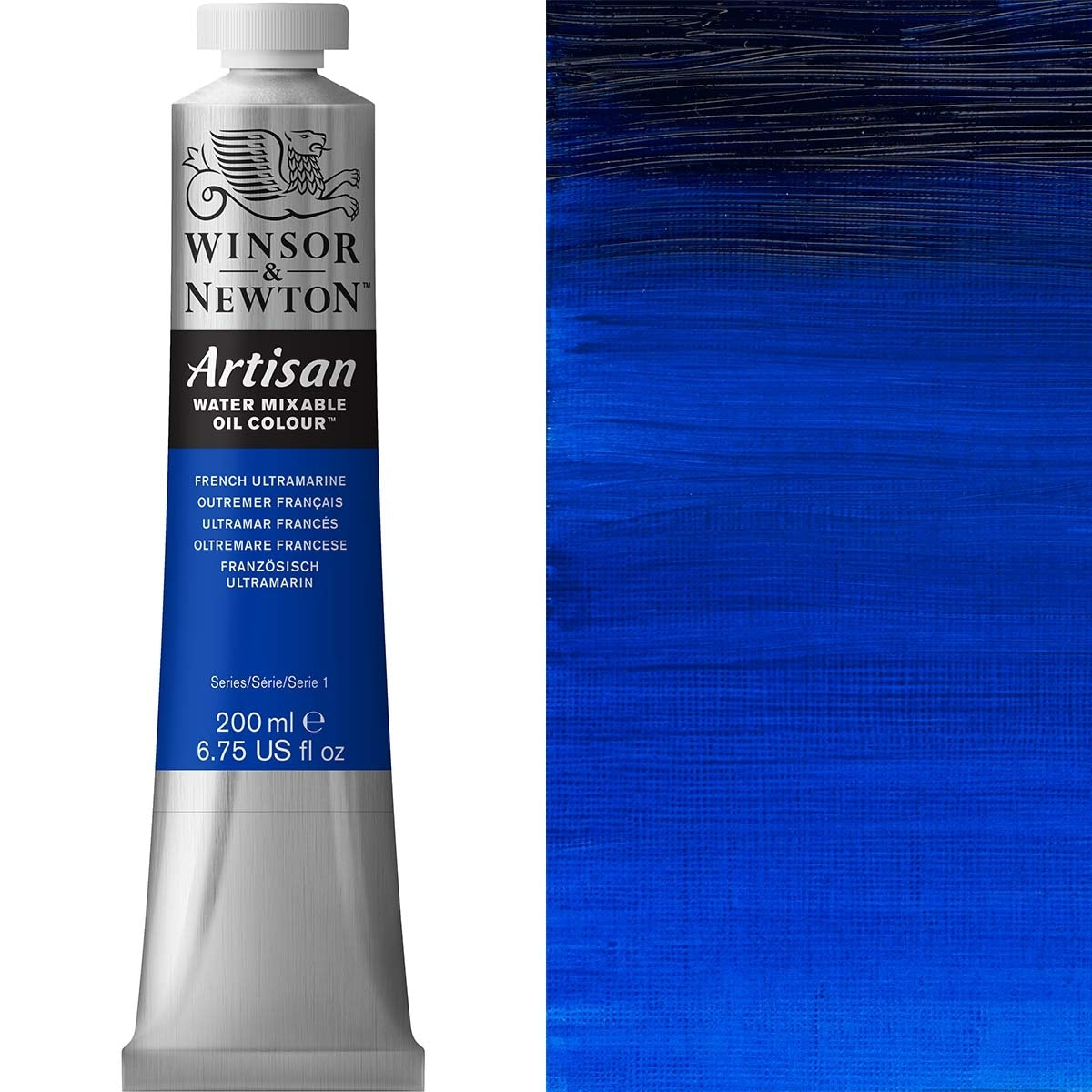 Winsor et Newton - Couleur d'huile artisanale Watermixable - 200 ml - Ultramarine française