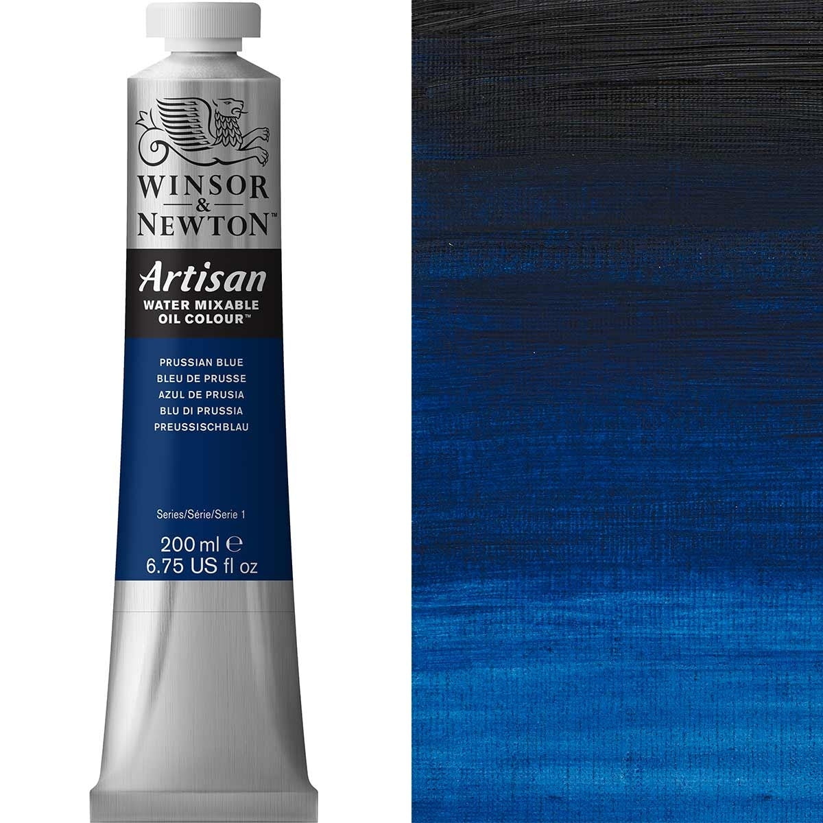 Winsor e Newton - Watermixable di colore olio artigianale - 200 ml - blu prussiano