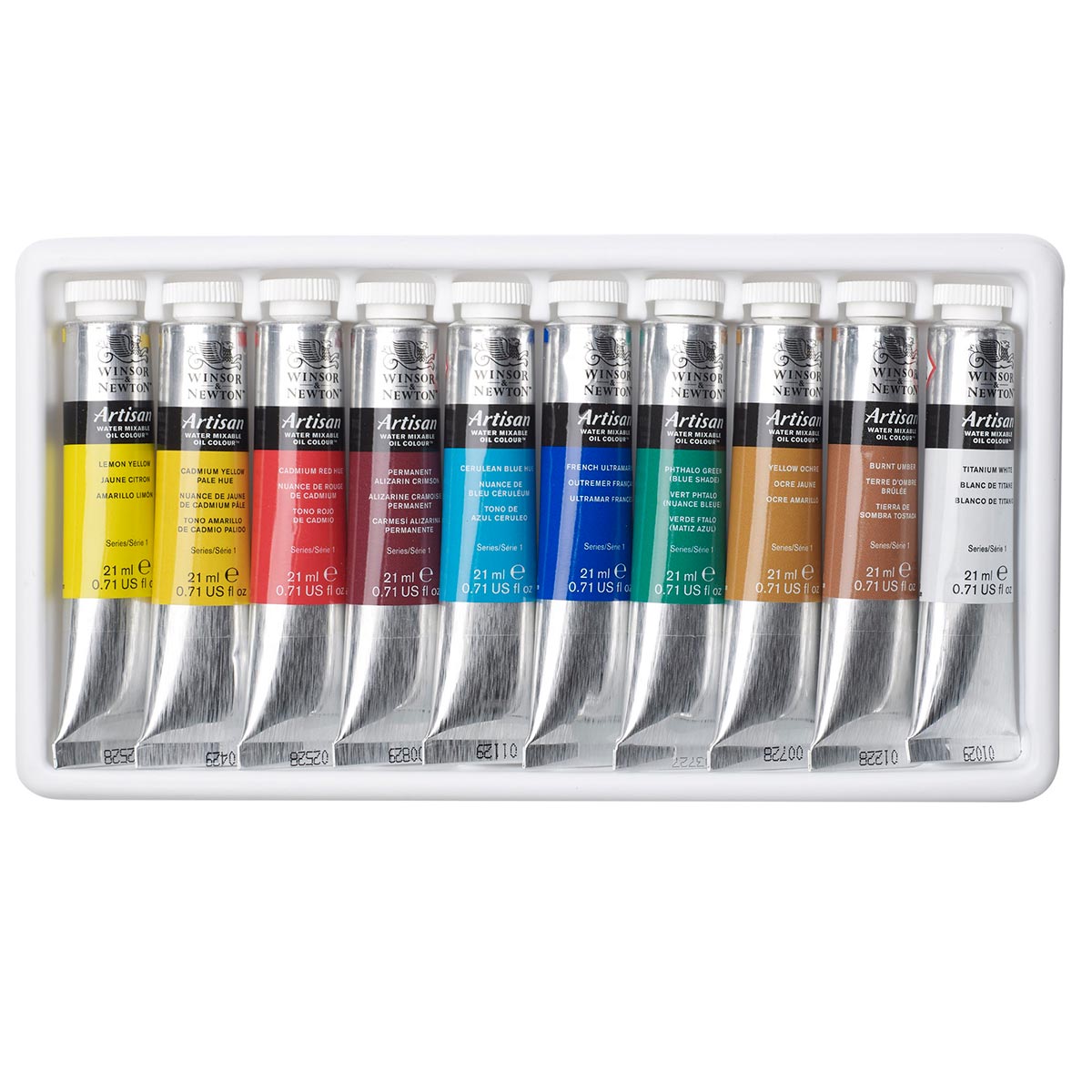 Winsor en Newton - Artisan Oil Color Water Mixable - 10 x 21 ml Tube Set