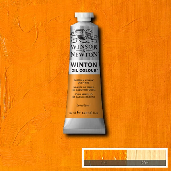 Winsor et Newton - Couleur d'huile Winton - 37 ml - Cadmium jaune profond (46)
